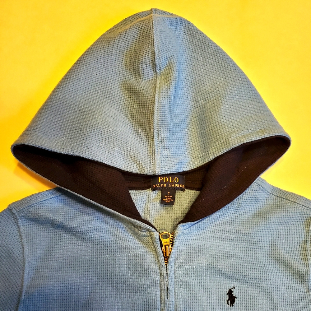 POLO kids zip up jacket size 7